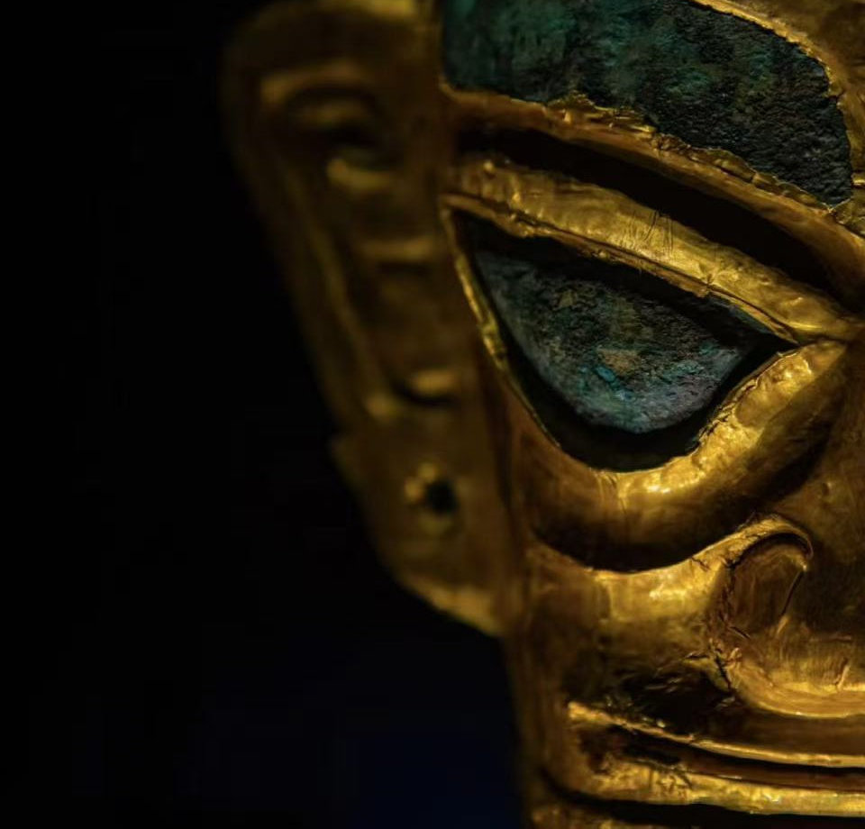 Sanxingdui golden mask